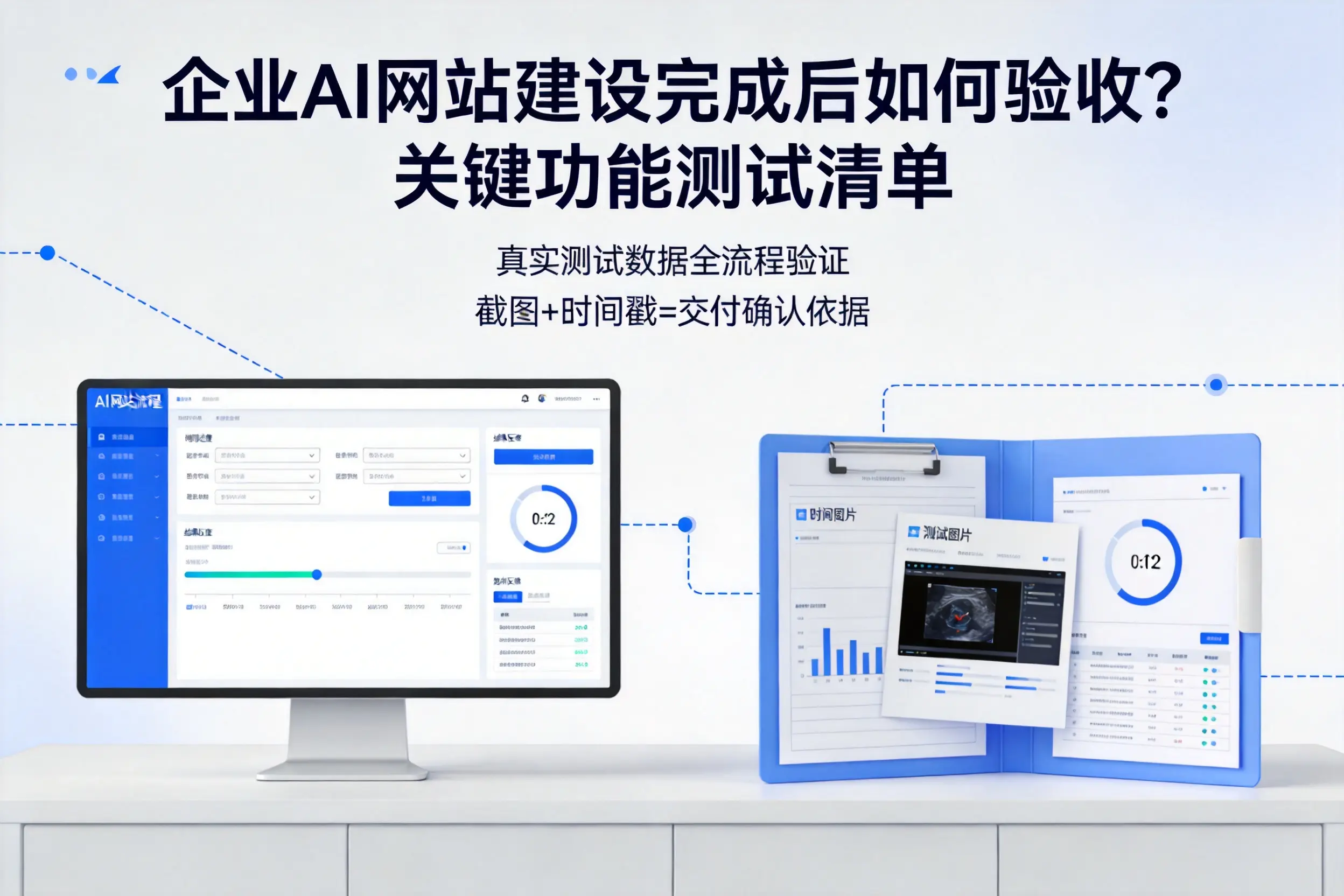 南宁企业AI网站建设完成后如何验收？关键功能测试清单