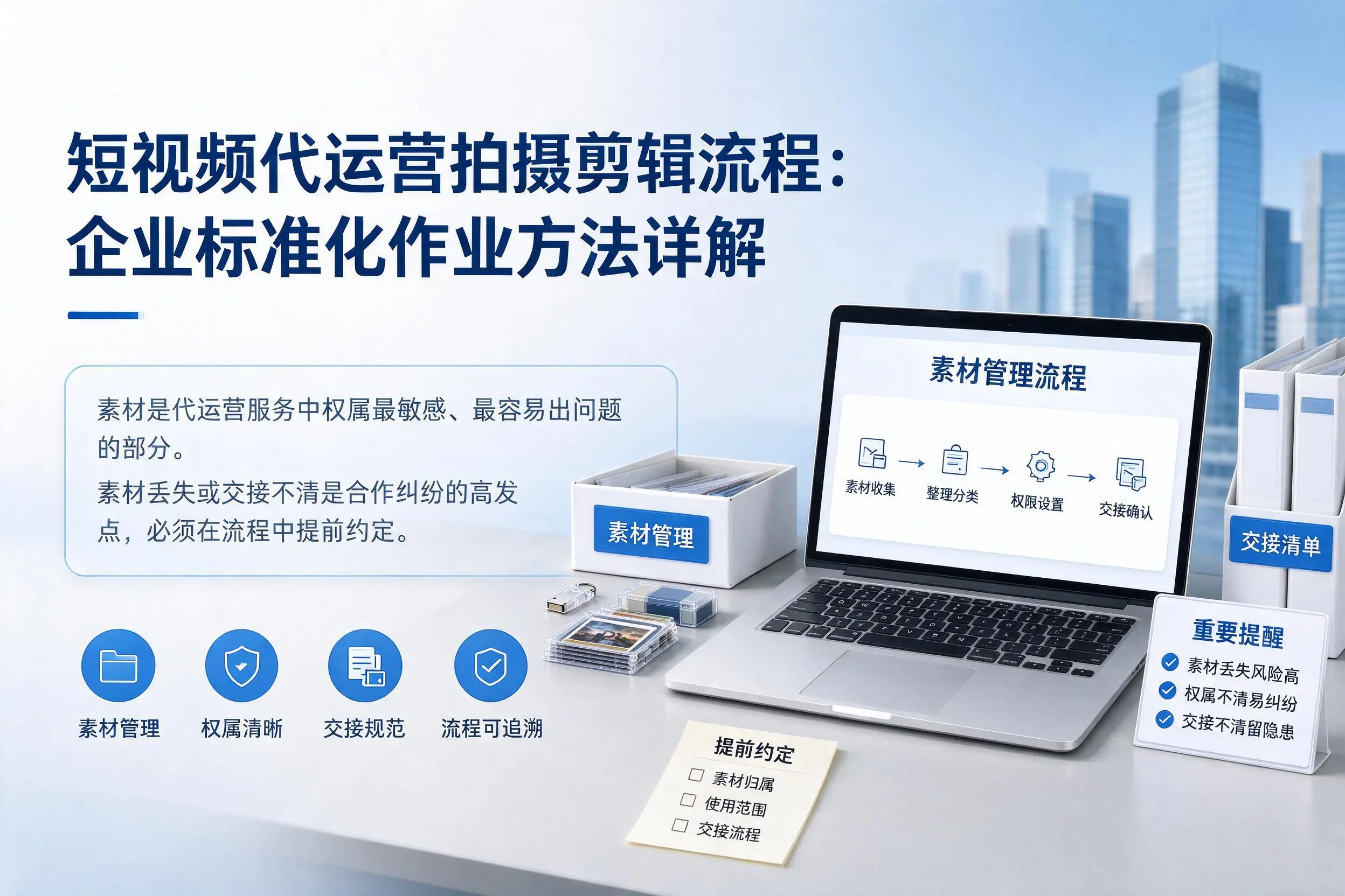 短视频代运营拍摄剪辑流程：南宁企业标准化作业方法详解