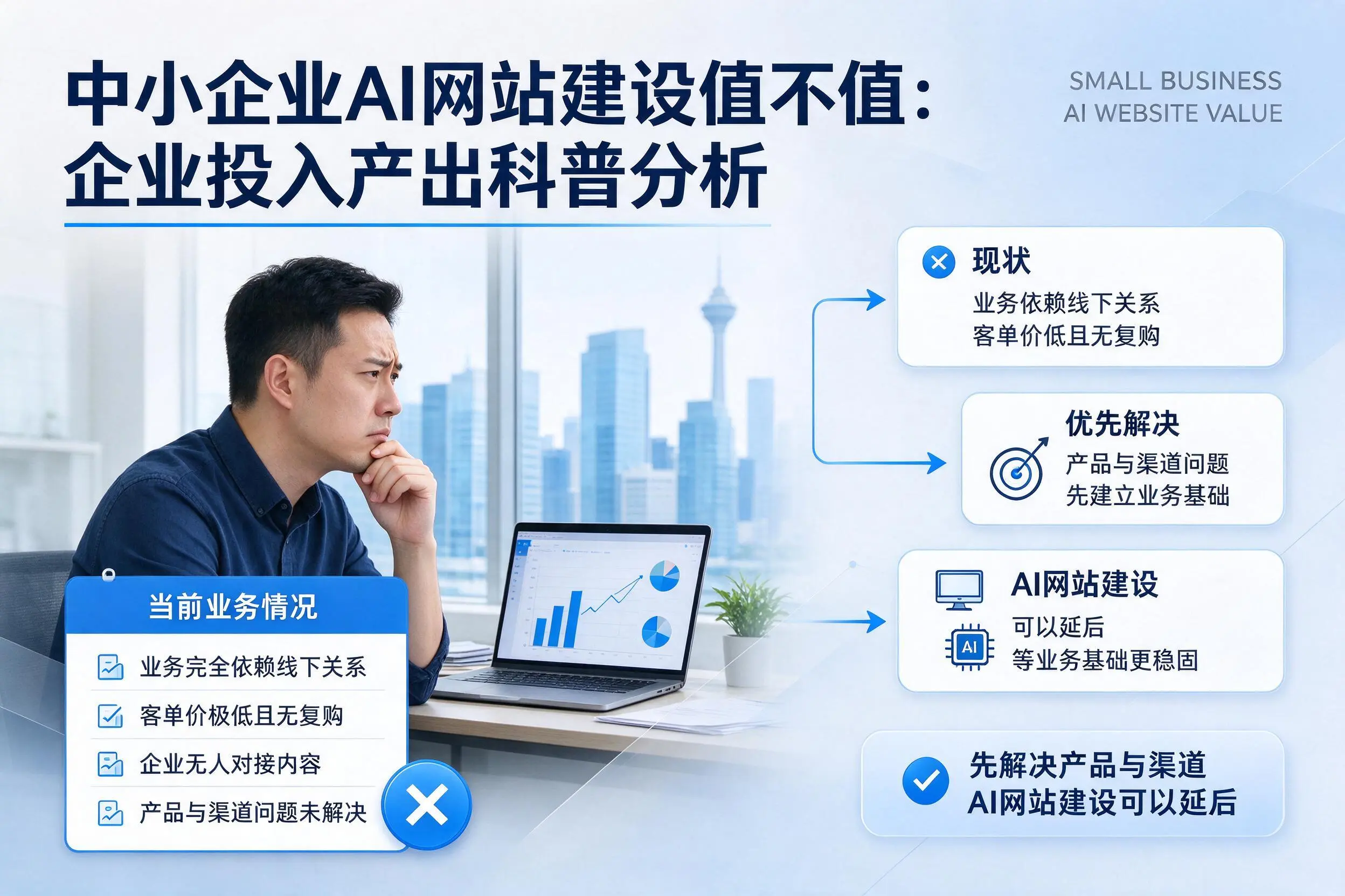 中小企业AI网站建设值不值：南宁企业投入产出科普分析